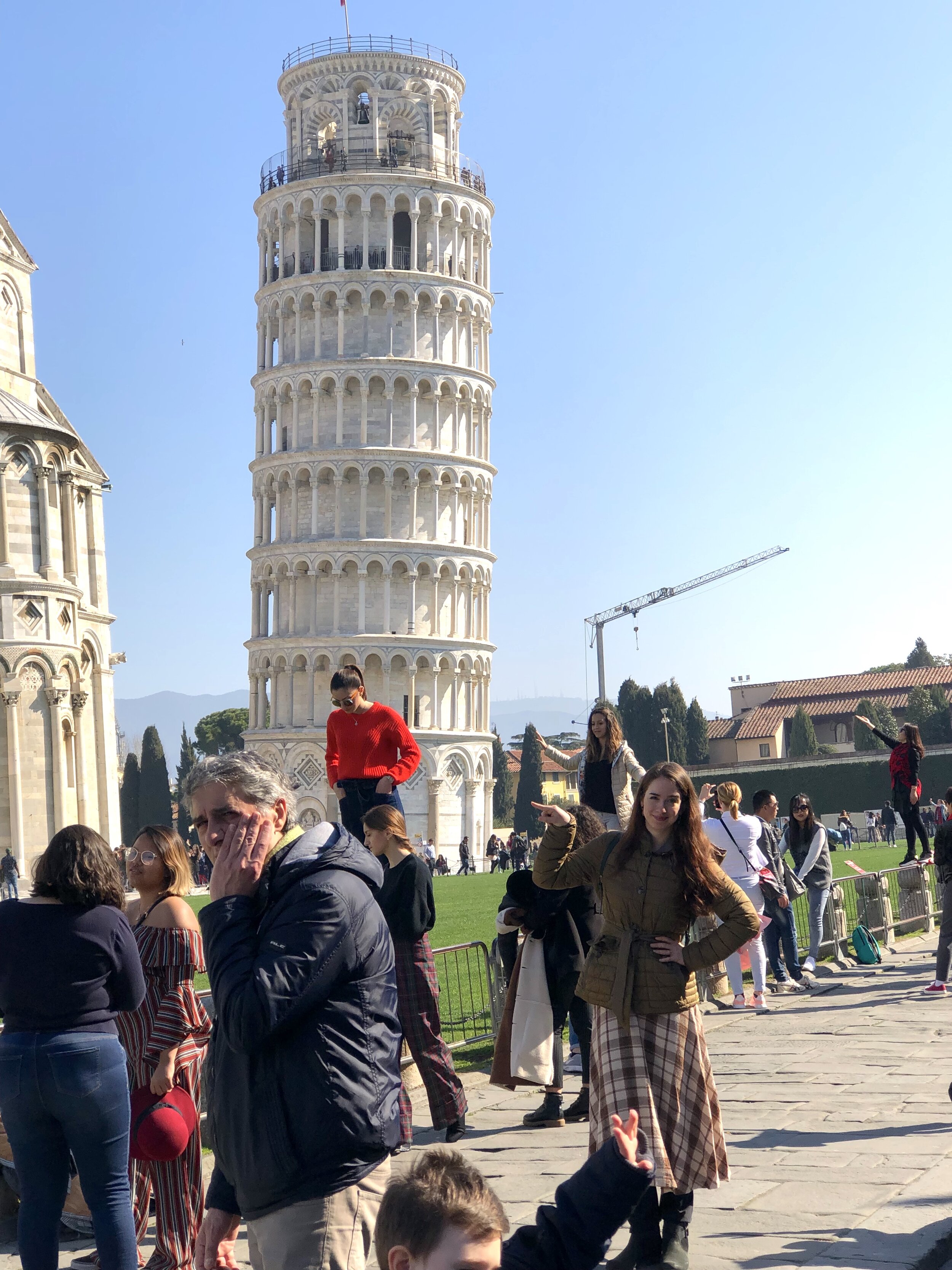  can you tell by my face how thrilled I am to be taking the “iconic” Leaning Tower photo? 