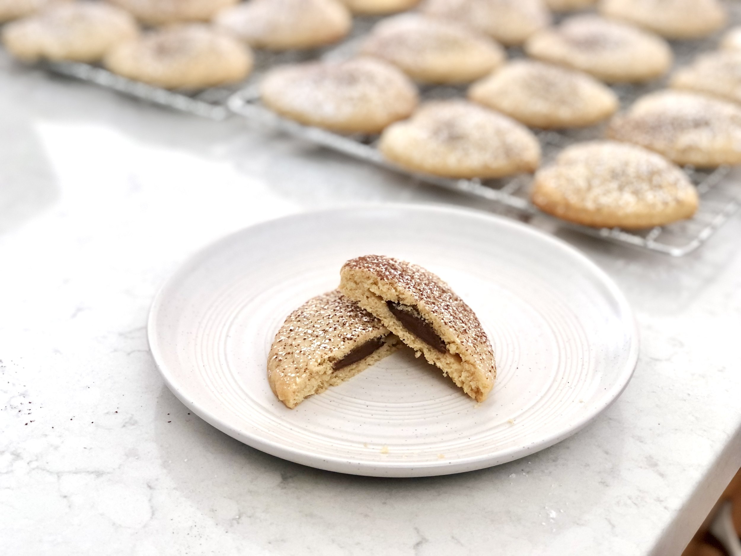 Nutella-Filled Pillow Cookies