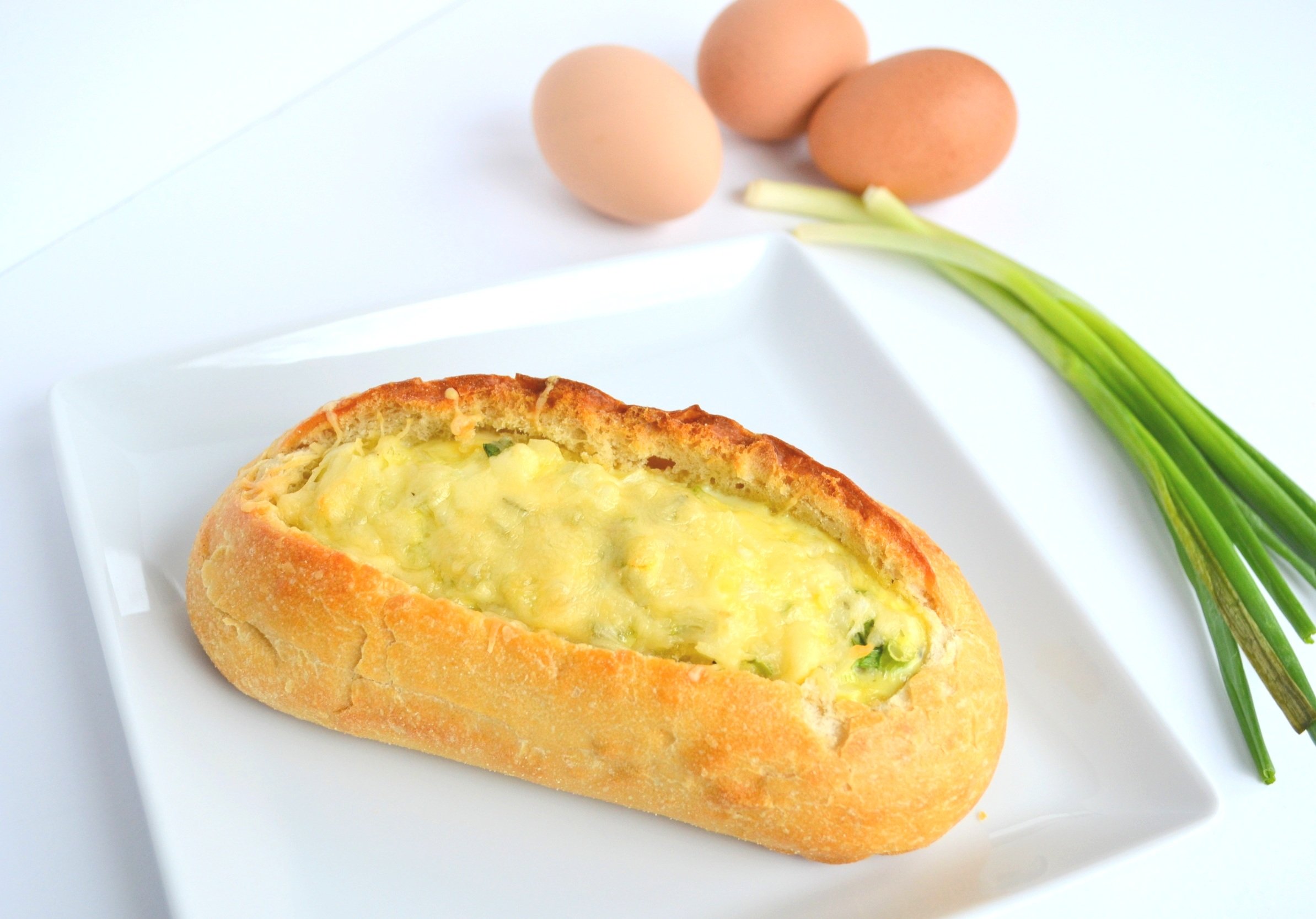 Baked Egg Baguettes