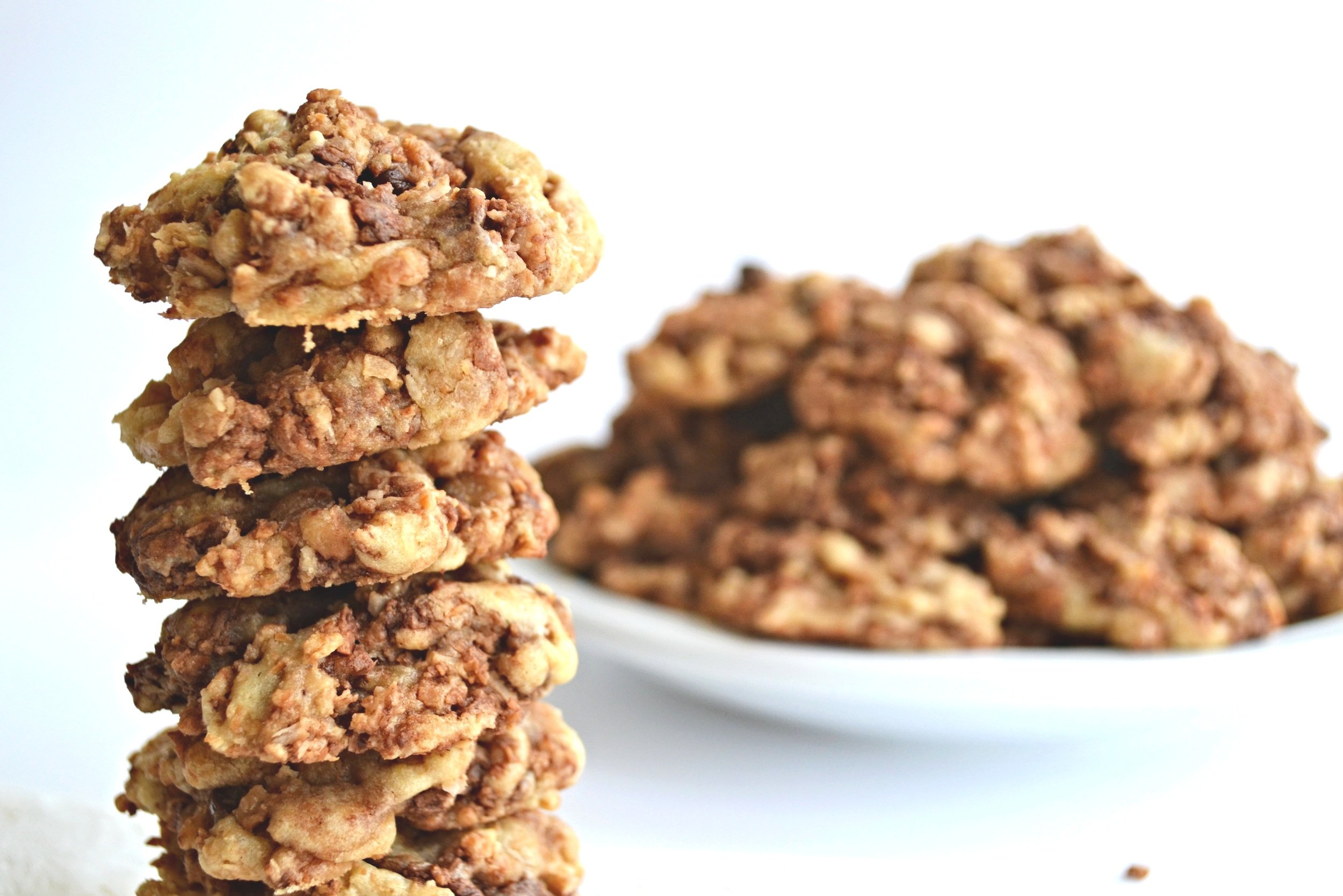 Toasted Coconut Toffee Cookies