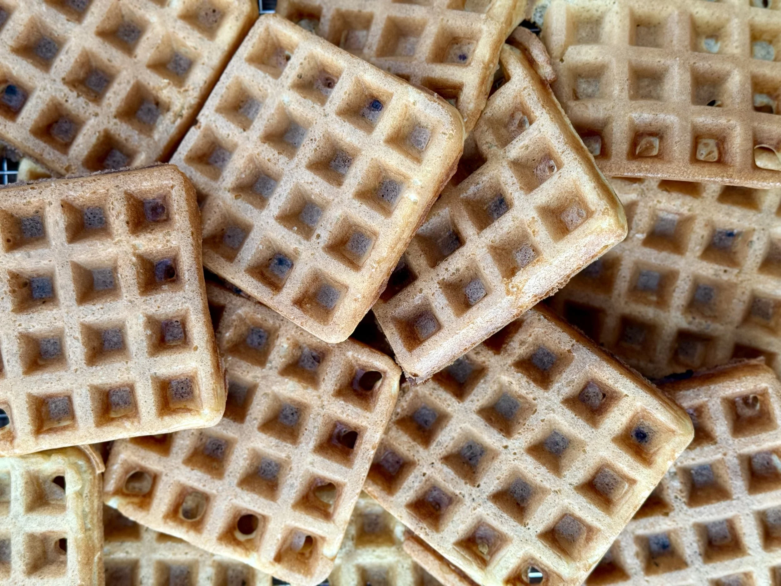 Easy Sourdough Discard Waffles
