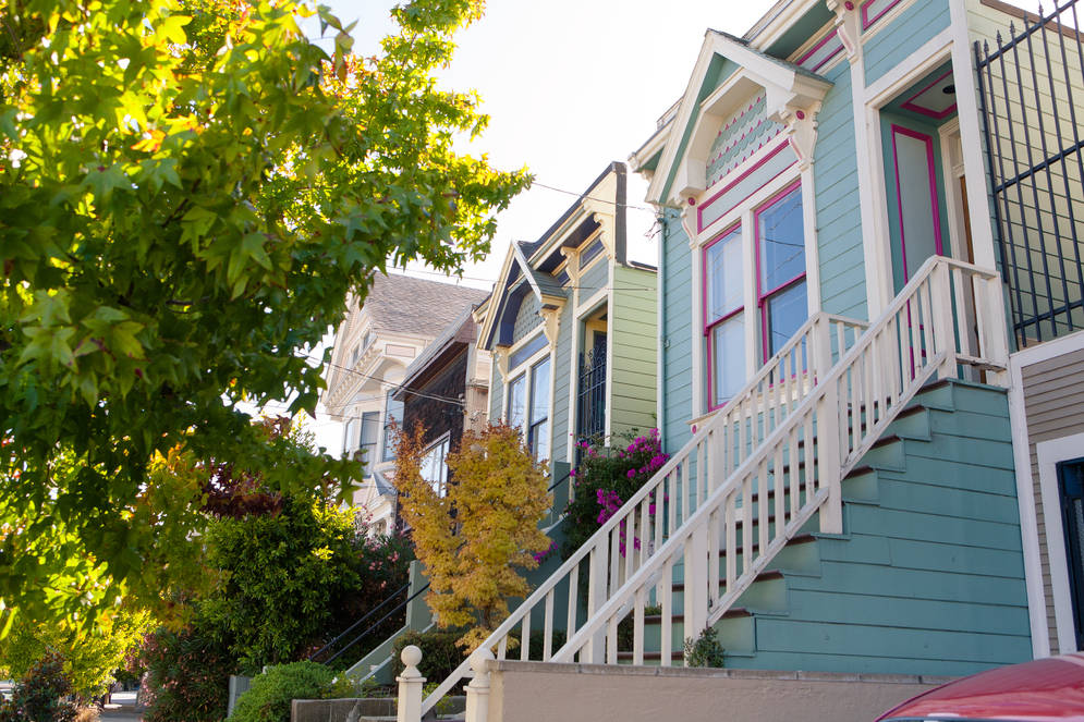 Dogpatch residential neighborhood.