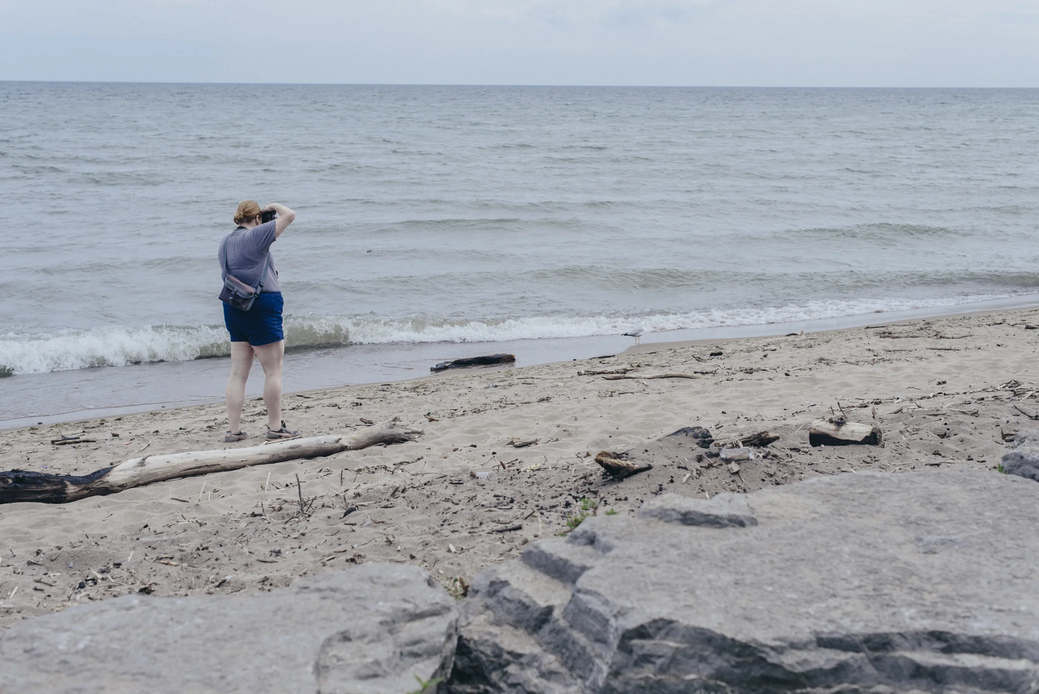 Photo of Yuli Scheidt from a location scout earlier this week for a collab we're doing.