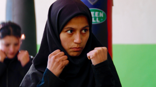 FIGHT LIKE A MAN - A promo for a work in progress about the <br>making of Afghan Girl Boxers