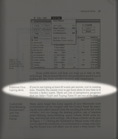 This was good advice in 1989... and it's still good advice today!