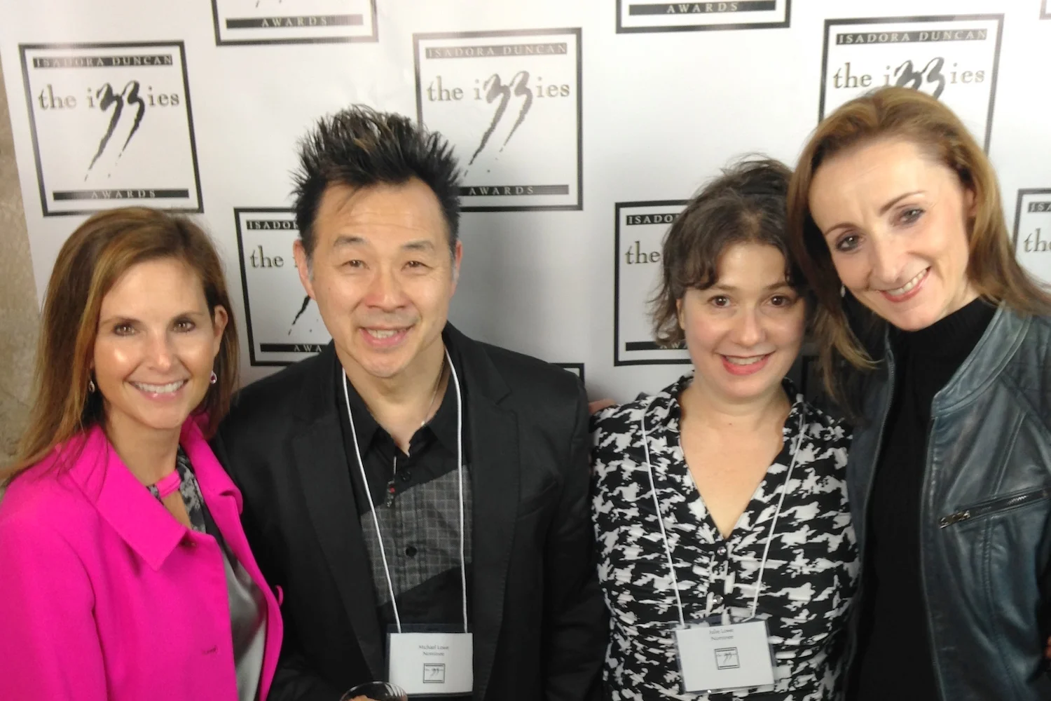 At the Izzies with the Menlowe Ballet Leadership Team