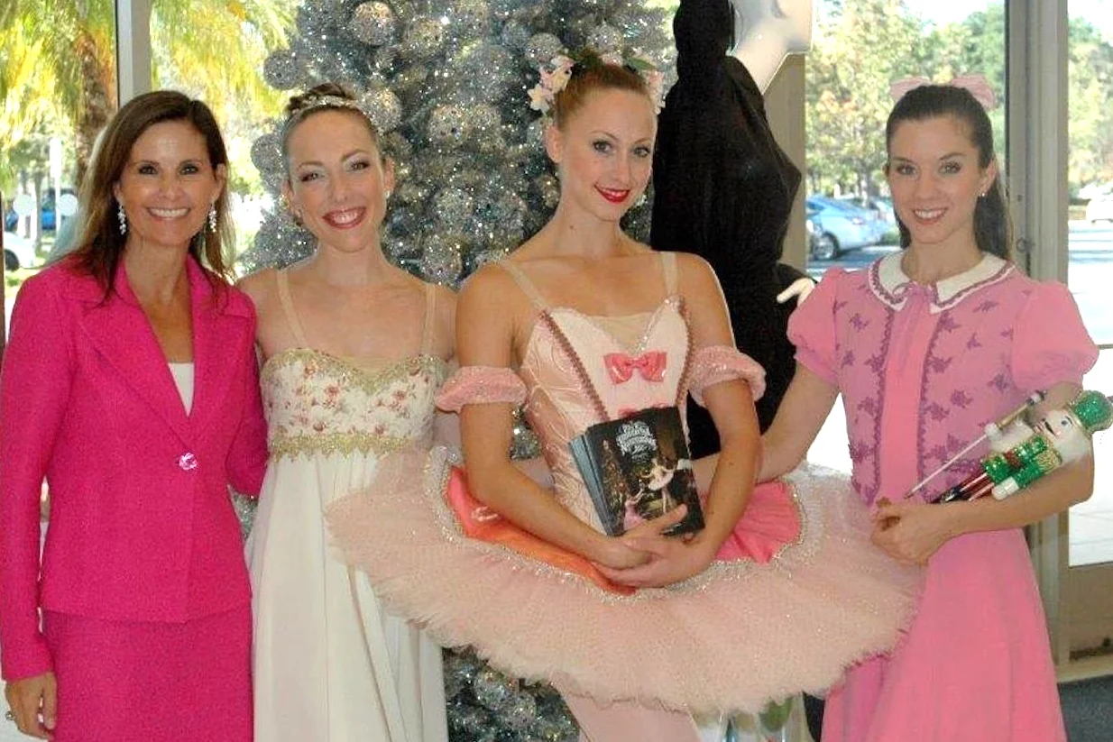 At the Neiman Marcus <i>Love to Give</i> event with Company dancers