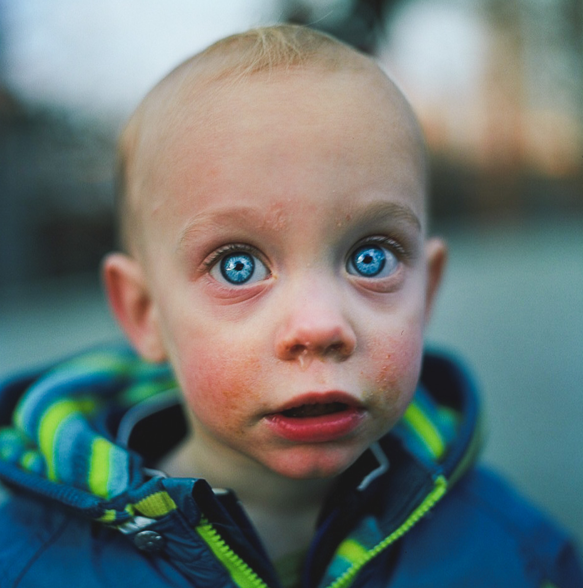 Boston Portrait of a rosy cheeked baby