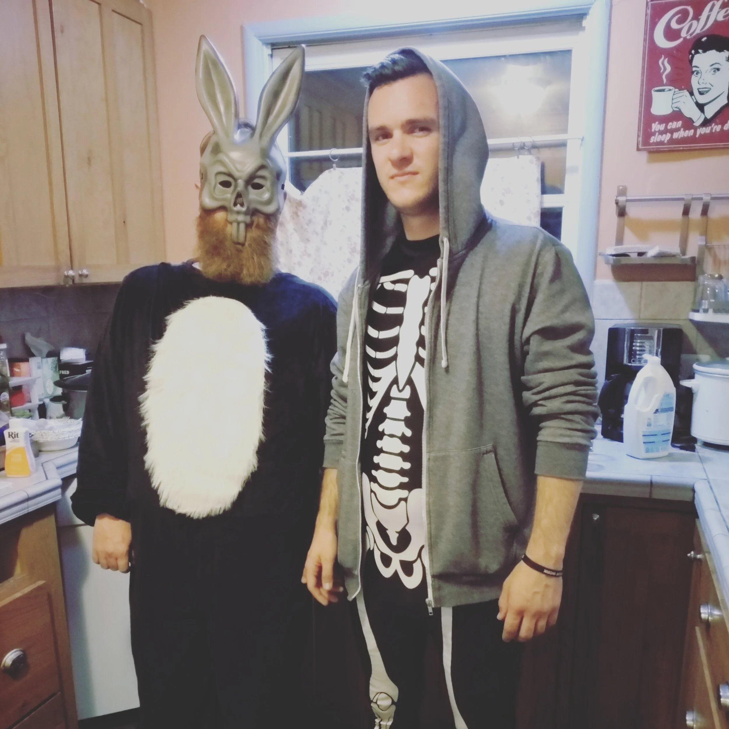 My brother Joel and I dressed up and performed as Donnie Darko and Frank the Bunny