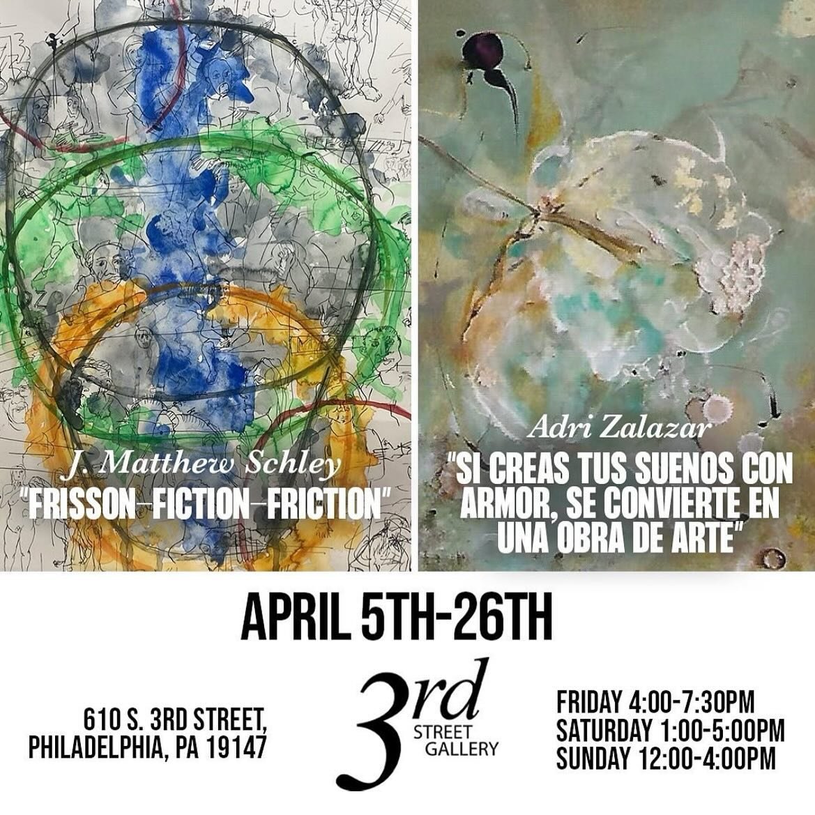 Last weekend to see our current show!
*
Adri embodies the essence of alchemy, viewing life&rsquo;s trials as opportunities for transformation. Through a diverse array of mediums, they channel their innermost feelings into tangible art. Their work is 