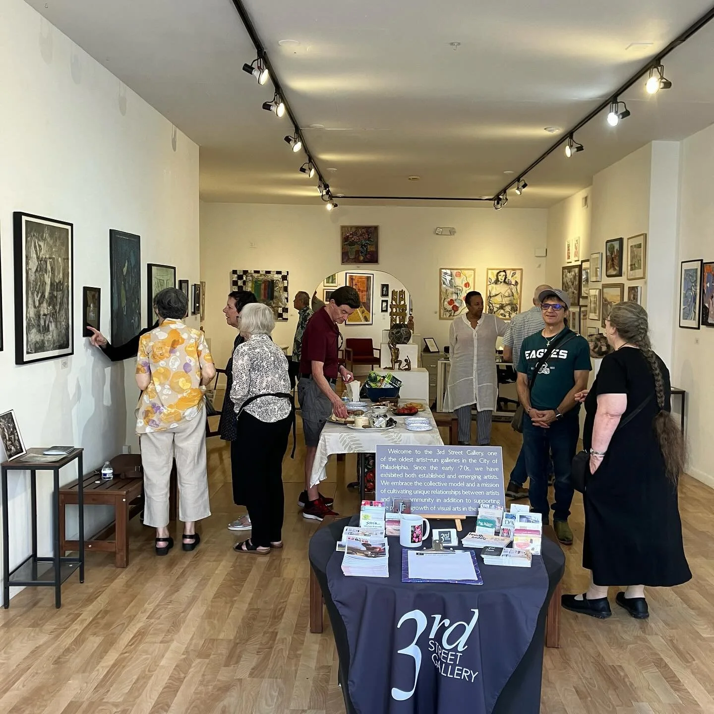 Opening reception today until 4 pm.