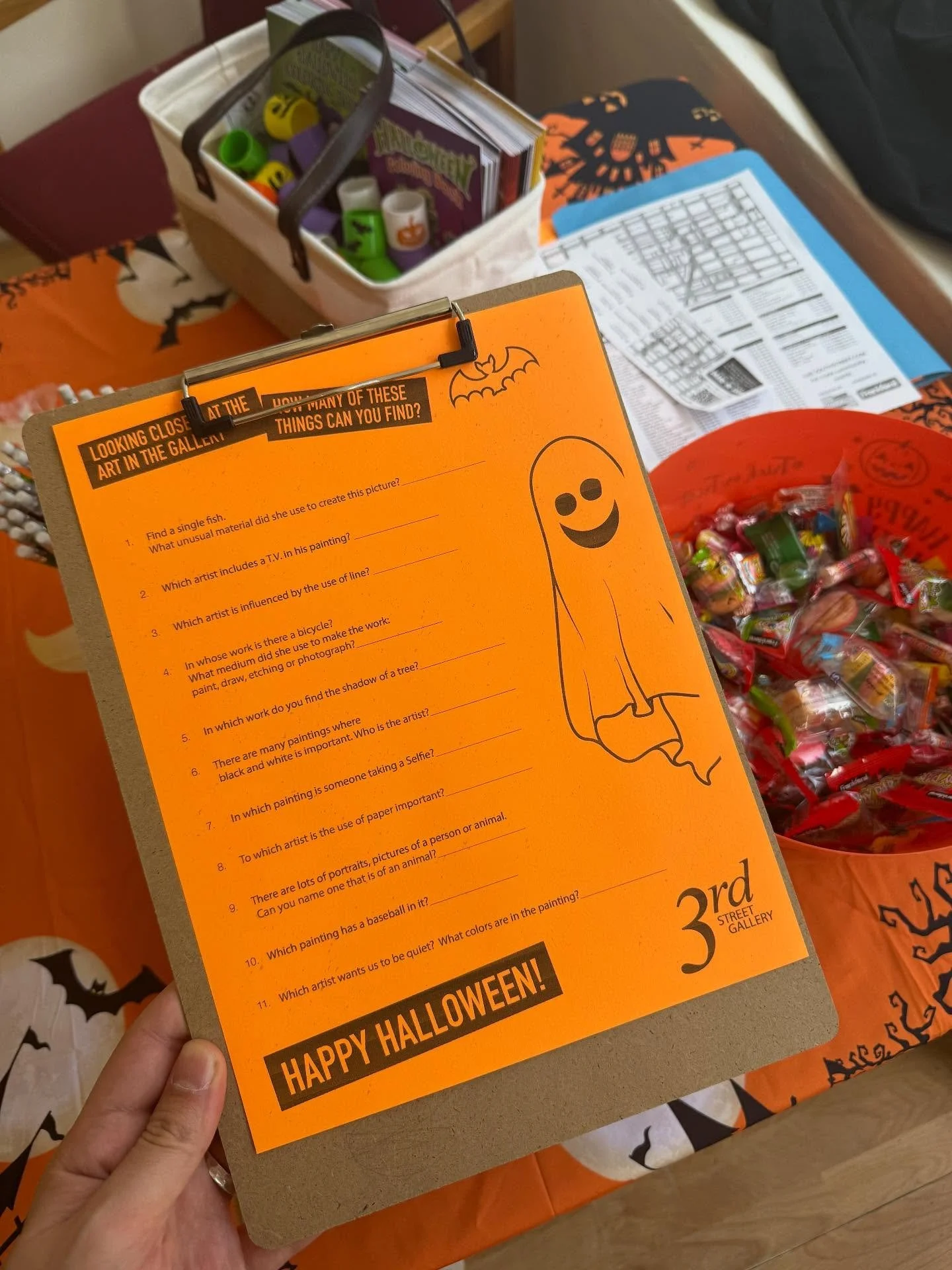 And the scavenger hunt begins!