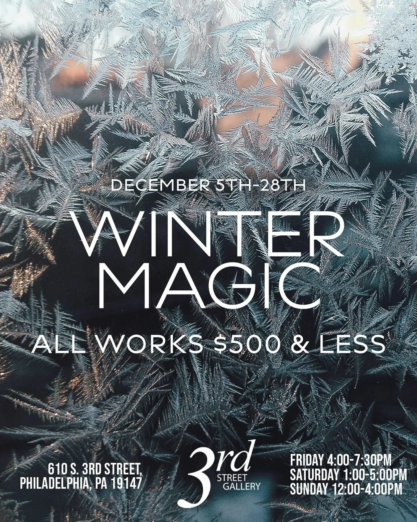 3rd Street Gallery is proud to present our final exhibition of 2025, Winter Magic, a group show celebrating the beauty, joy, and creativity of the season. Featuring works by our member artists, this curated collection offers original art priced from 