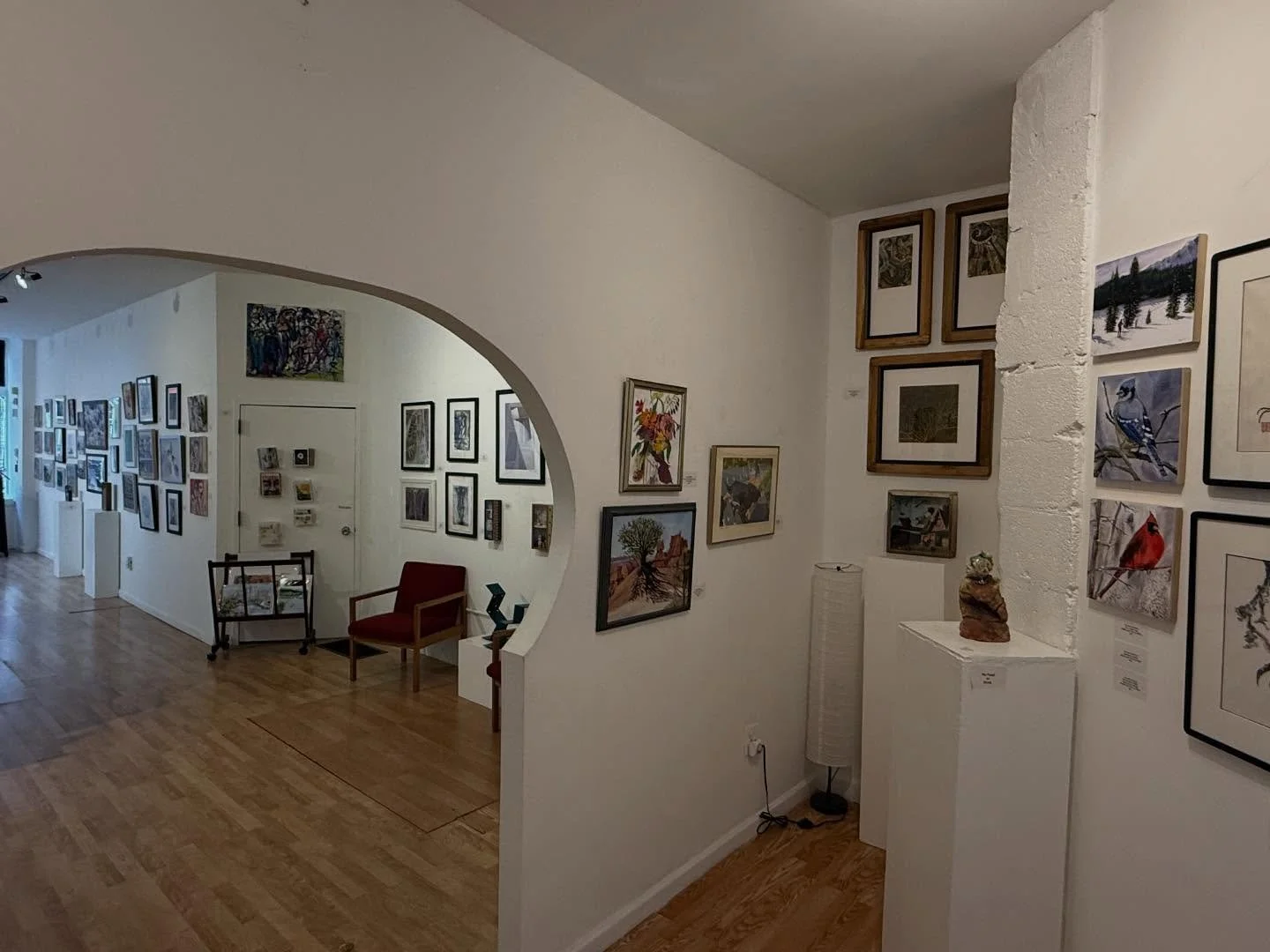 The beauty of the season coated Philadelphia, and a beautiful blanket of snow, and as you&rsquo;re experiencing this lovely magic make sure to stay warm with an @oxcoffee and stop by the gallery to see how our artists define winter magic✨