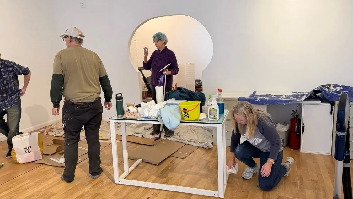 Getting the gallery ready for our 2026 shows. Our annual &ldquo;friends&rdquo; show opens Friday, February 6th.  Opening reception on Sunday, February 8th from 2-4pm.  @southstreetphilly @qvnaorg #shopsouthstreet #artgallery