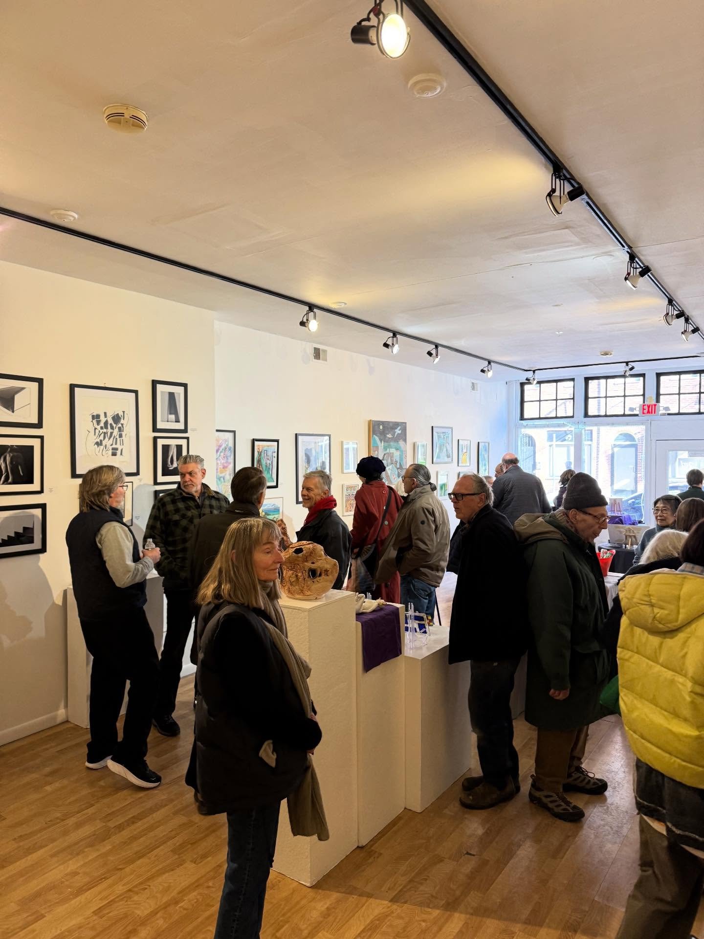Opening for &ldquo;In Good Company&rdquo; going on now to 4pm! plenty of time before the big game; stop on down we promise there&rsquo;s good art, conversation and warmth.