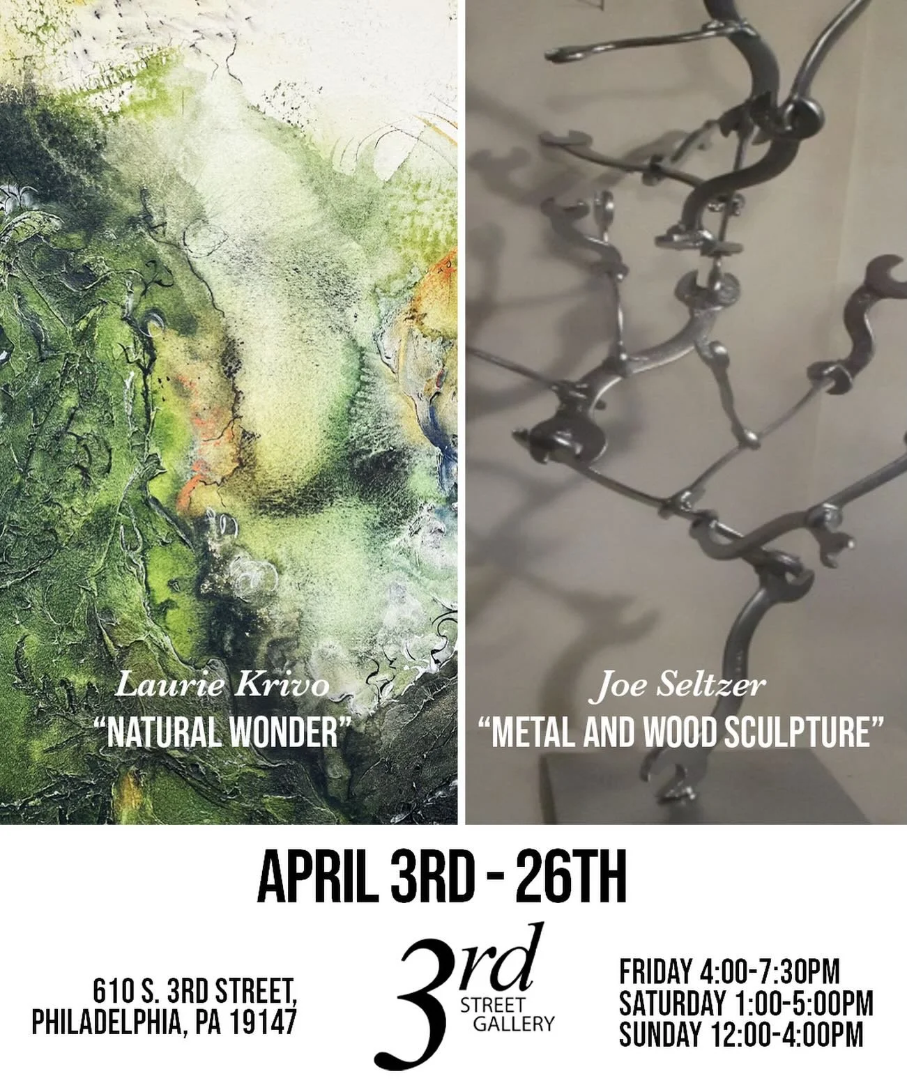 2 new shows opening this Friday for @phillyfirstfriday 😍