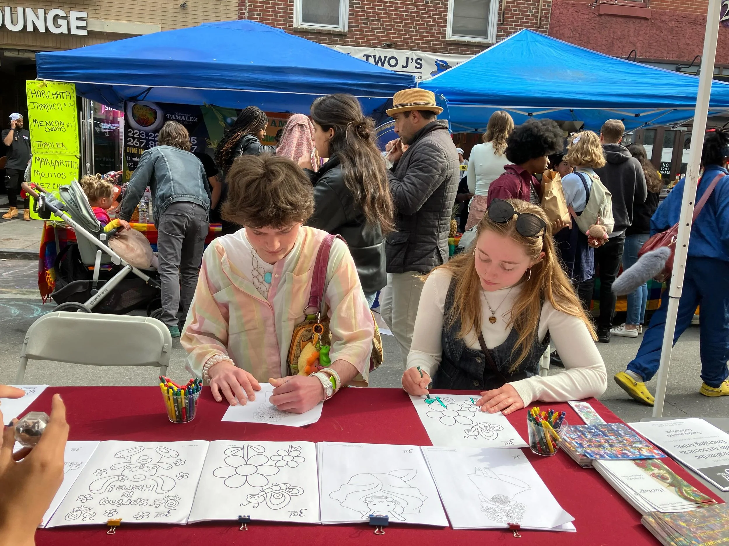 Still going strong at South Street Spring Fest.  @southstreetphilly @qvnaorg