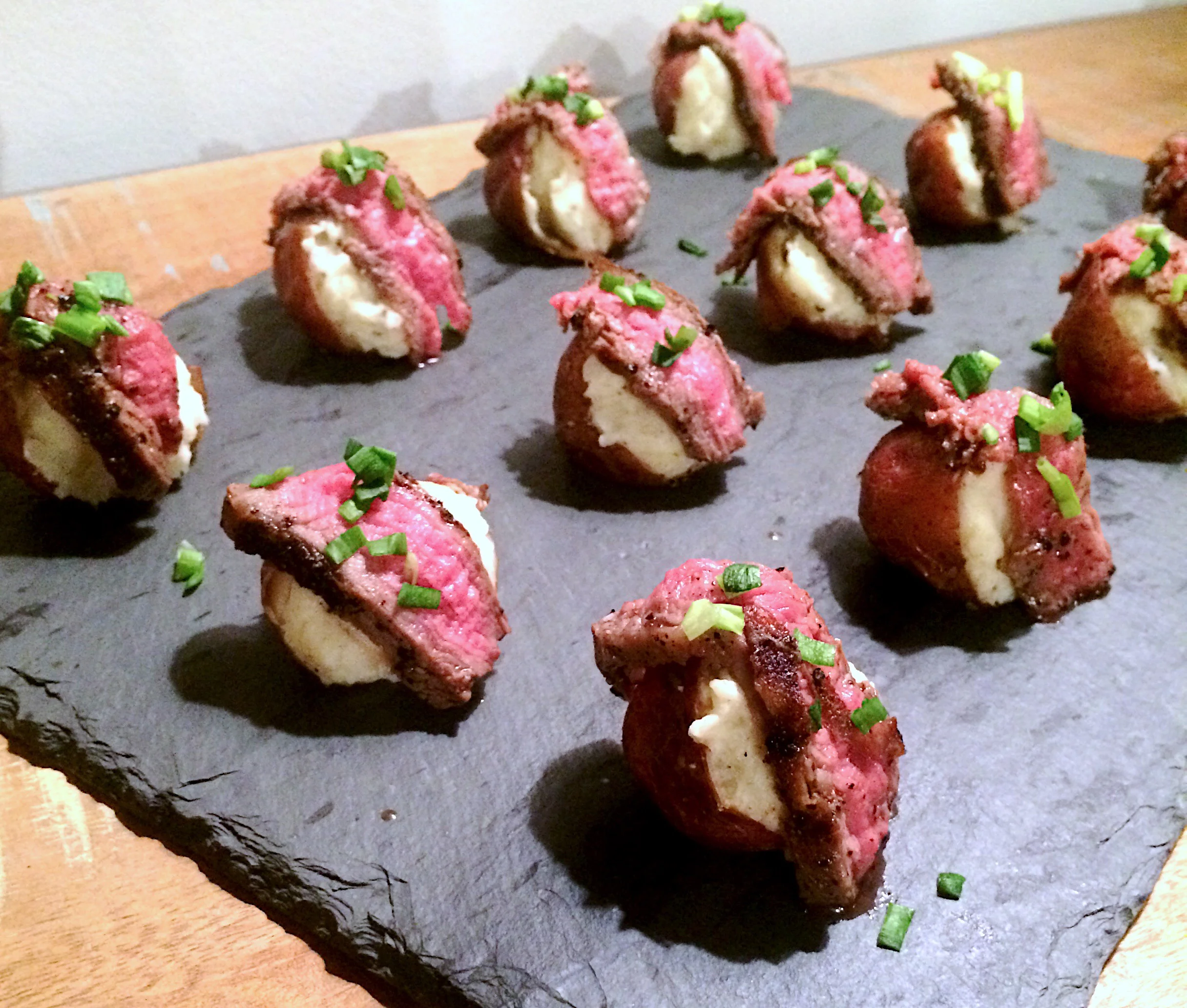 London Broil Potato Bites
