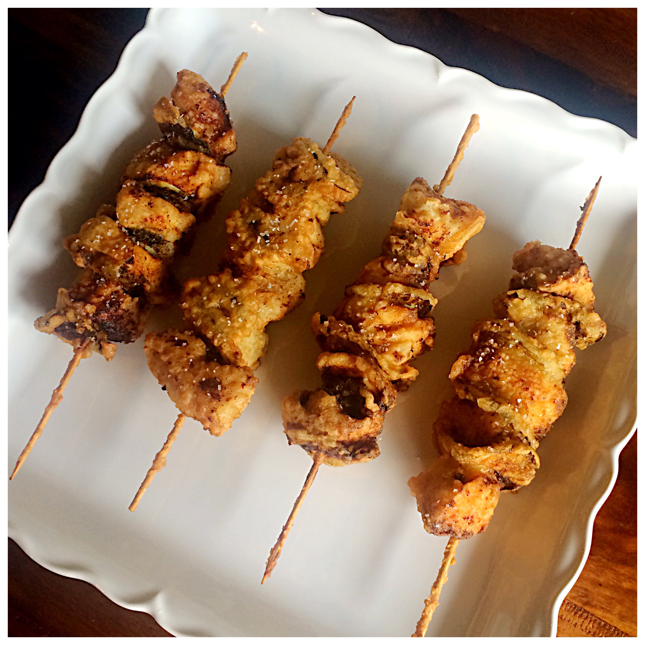 Chicken on a Stick — Andrea's Cooktales
