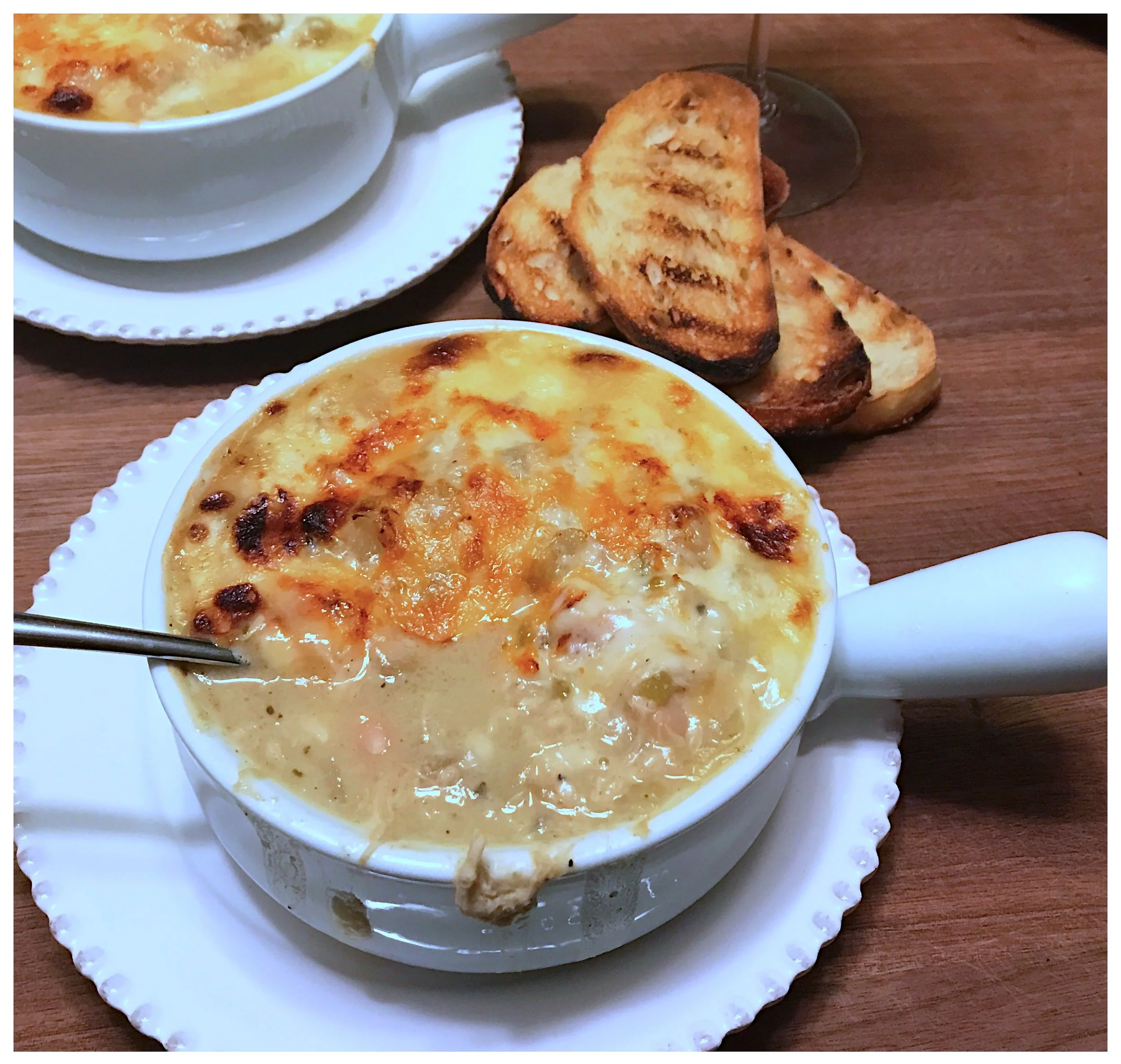 Broiled White Chicken Chili
