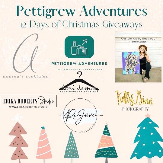 I am beyond excited to be teaming up with Pettigrew Adventures for their annual 12 Days of Christmas Giveaways event! Here&rsquo;s what you can win for day 5: 
🎁&nbsp;&nbsp;1-night stay at Pettigrew Adventures&rsquo; Lucky #7 Airbnb
🎁 Merry Christm