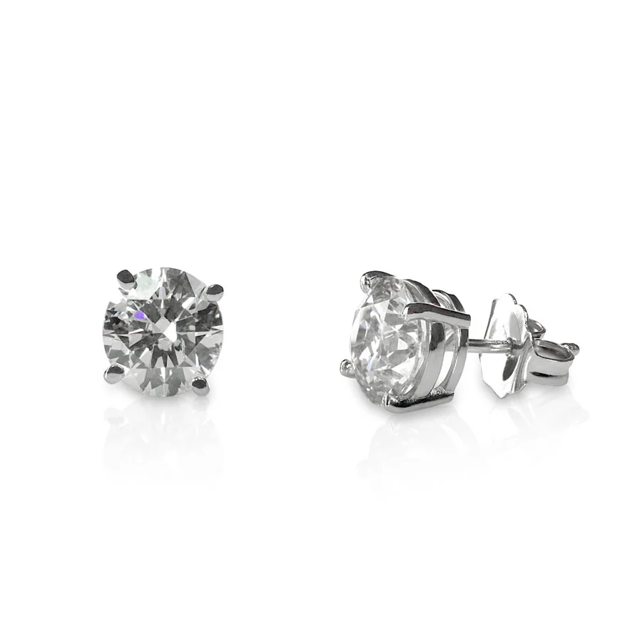 2.07 cttw Ariel Diamond Stud Earrings