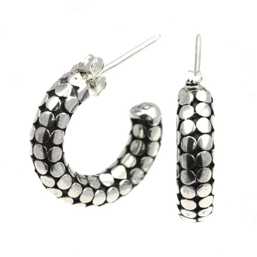 KALA Round Hoop Post Earrings
