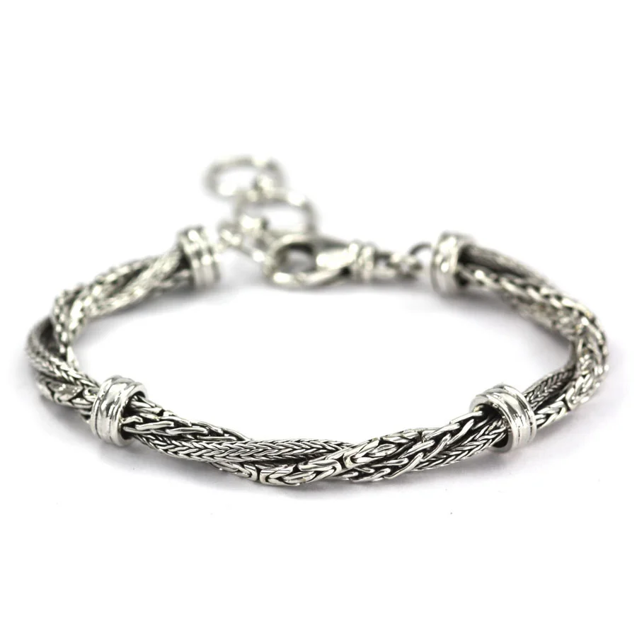 DEWI Thin Twisted Mix Bracelet