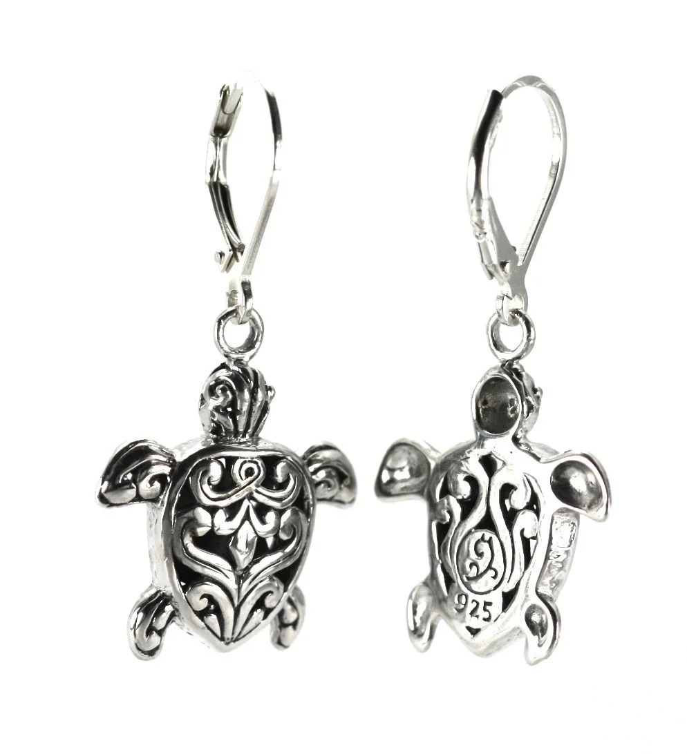 WEDA Sea Turtle Drop Earrings