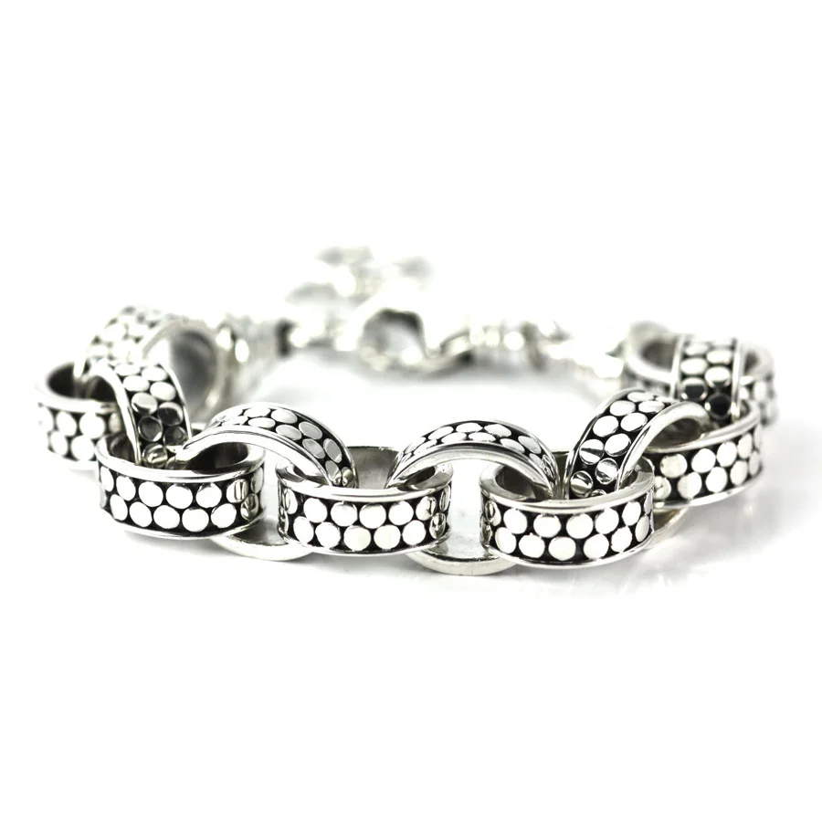 KALA Double Row Heavy Link Bracelet