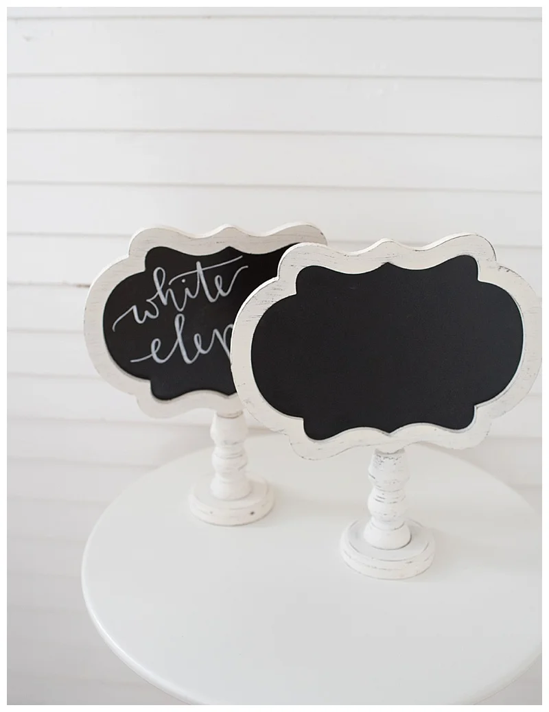 Small tabletop chalkboards