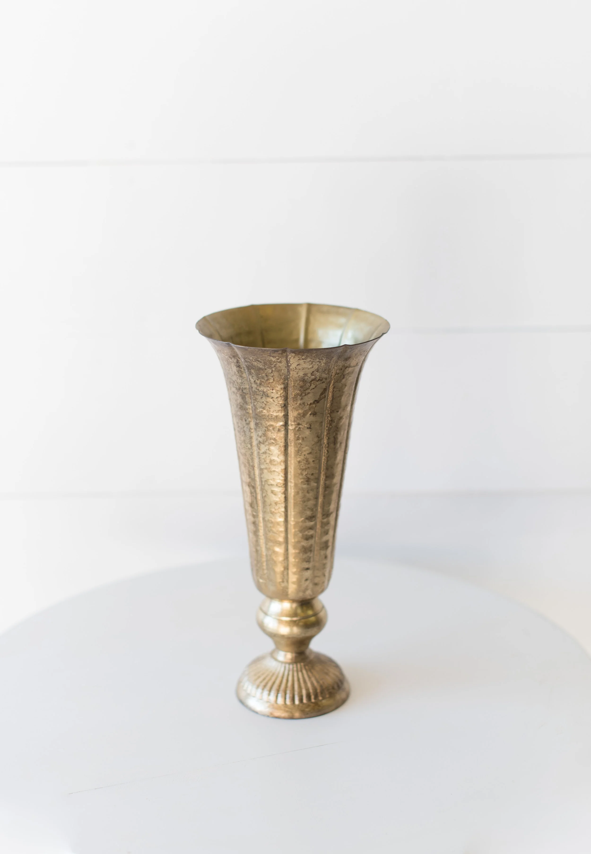 Gold Metal Vase #1