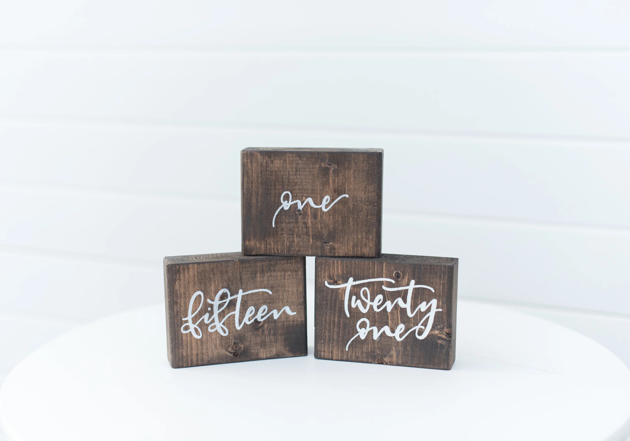 Calligraphy Table Numbers #2