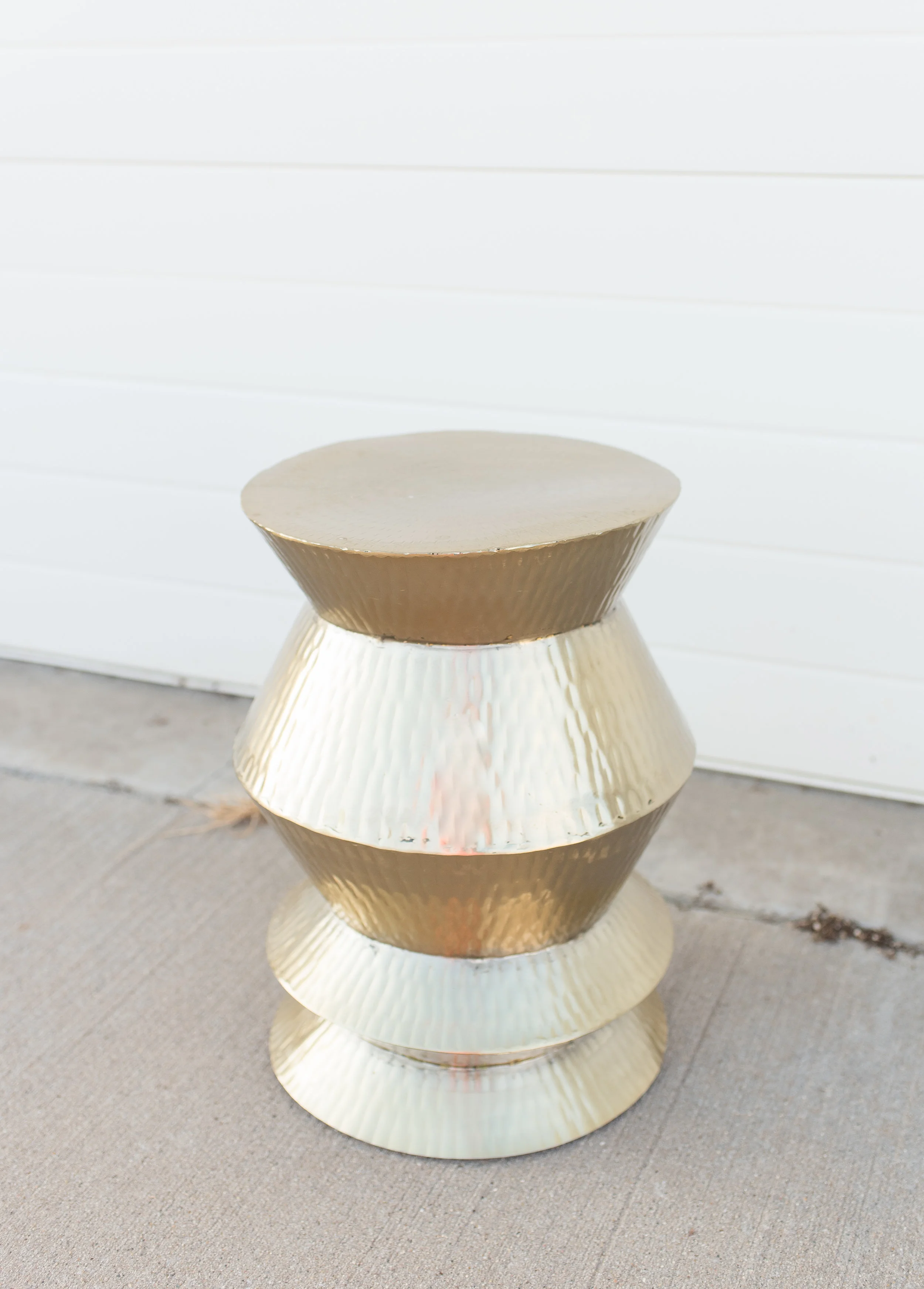 Gold Hammered Side tables