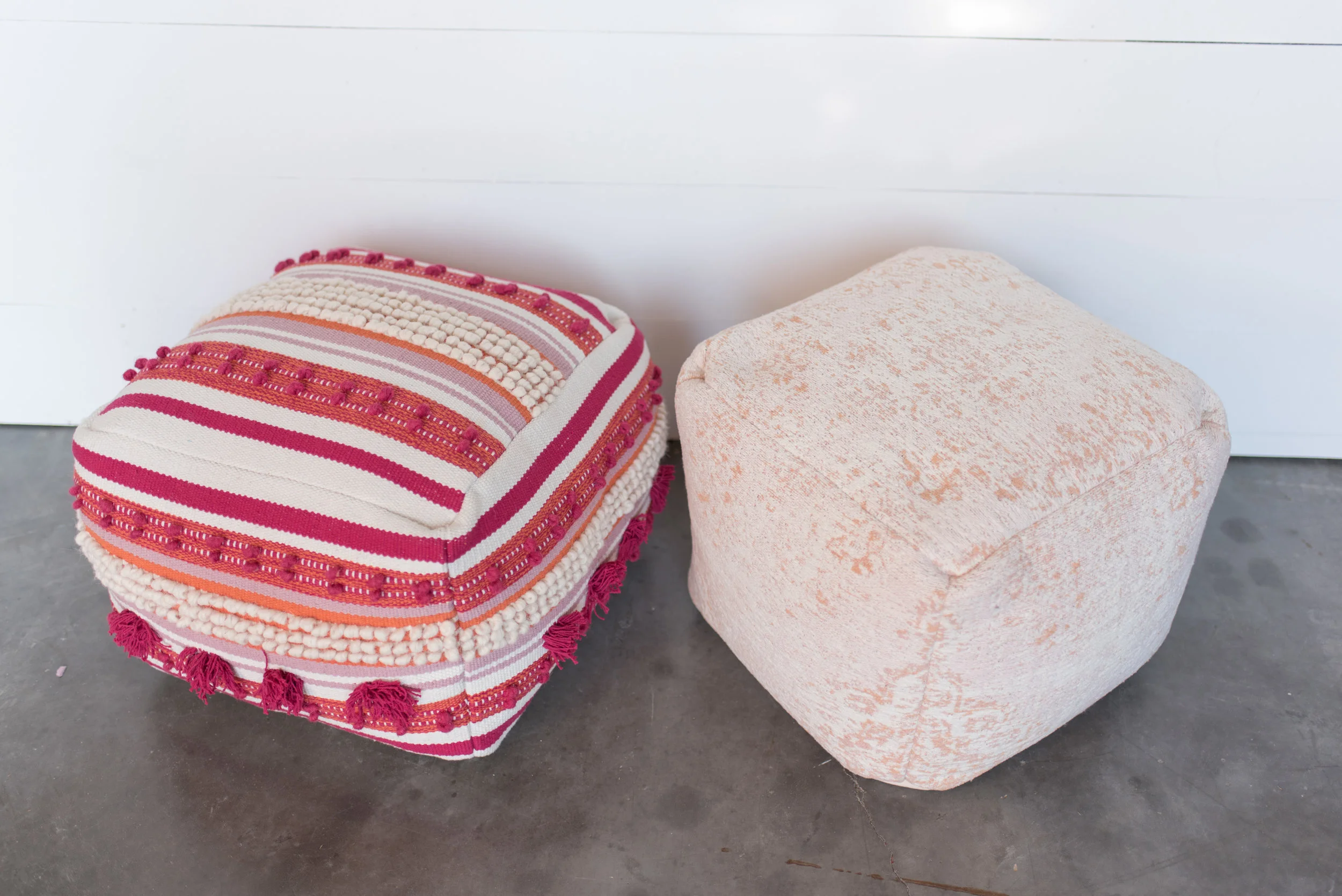 Pink Poufs