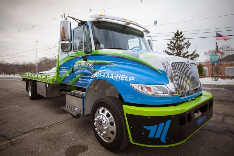 We are proud to announce the newest member of our fleet! Our Lung Cancer Foundation of America truck, in honor of William Rempfer SR.