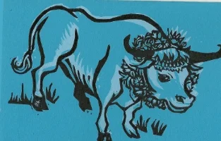 Year of the Ox nengajo 2009