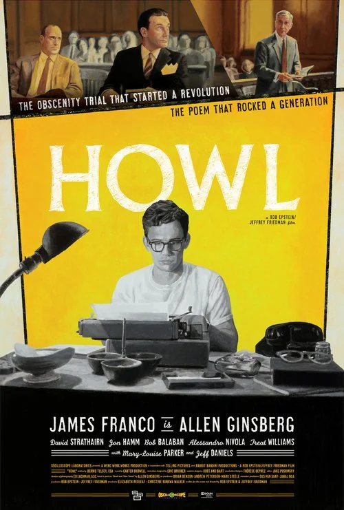   Get  the haunting score of   HOWL,   composed by Carter Burwell ( Twilight, Carol,  all the Coen brothers’ films). 