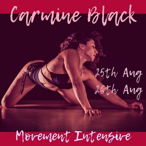 For my DMV friends. This is your last opportunity to sign up for my movement intensive this weekend at @aradiafitnessloudoun 💓! Go to my website www.carmineblack.com and select intensives for more info. This my last intensive this year, and I can't 