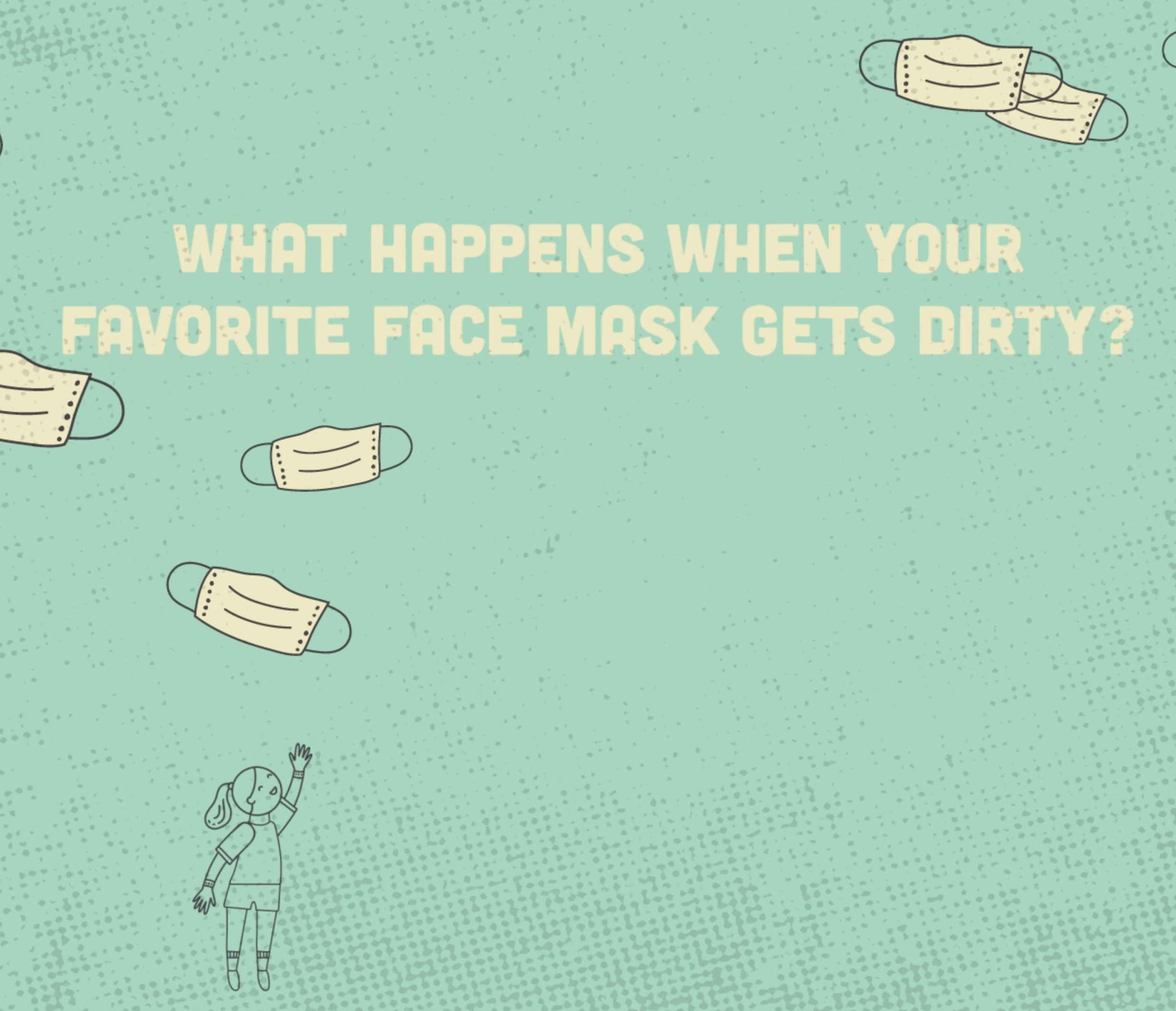 Washing your mask social animation