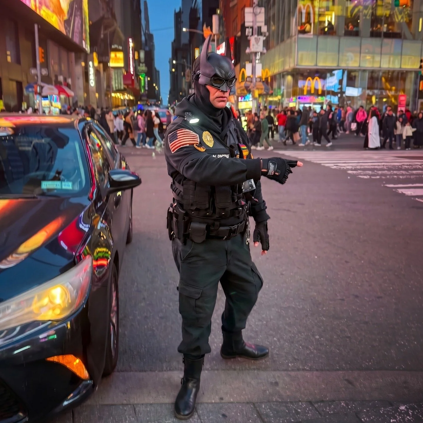 Bat Cop in Times Square...