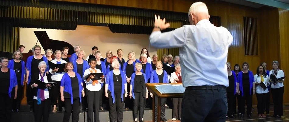 Kernag music society choir terry carter musical director -with the women of note nov 2018