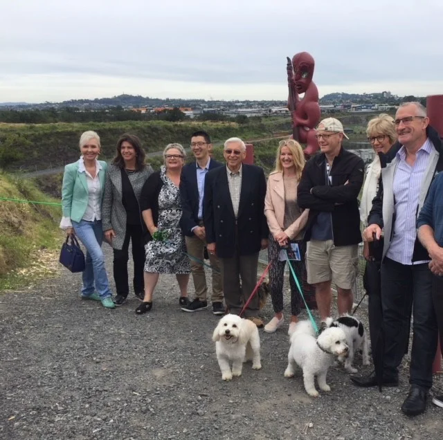 Pictured here from left to right; Councillor Desley Simpson, MP for Maungakiekie, Denise Lee and all the Orakei Local Board members