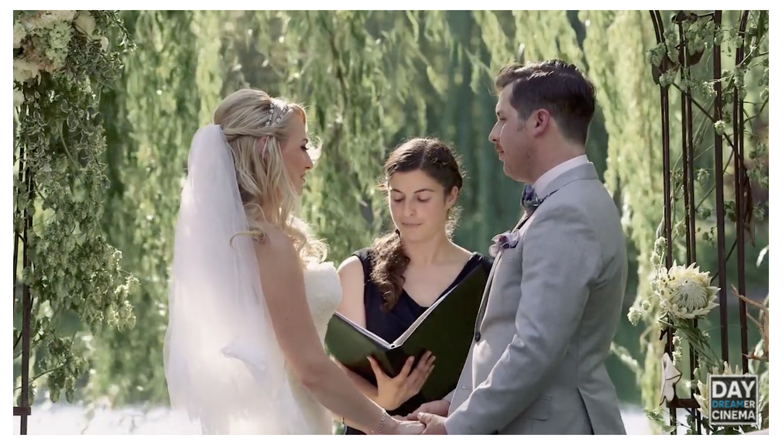 Watch Alicia in action at this beautiful wedding, captured by one of our recommended vendors, Day Dreamer Cinema !