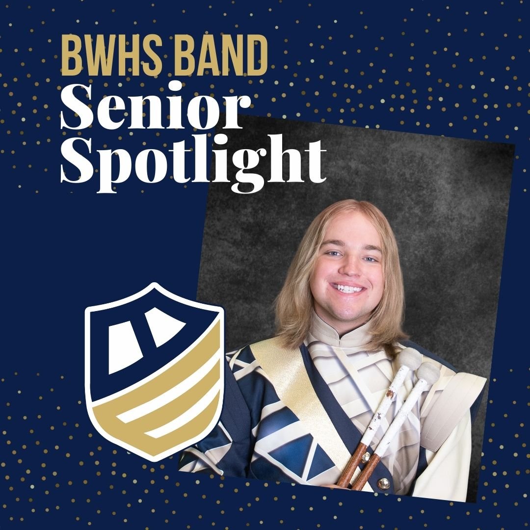 Today we&rsquo;re highlighting Connor Austin.  Connor has been a member of the marching band for the past 4 years in the percussion section where he has played the vibraphone, marimba, and bass drum.  After graduation, he plans to attend the Universi