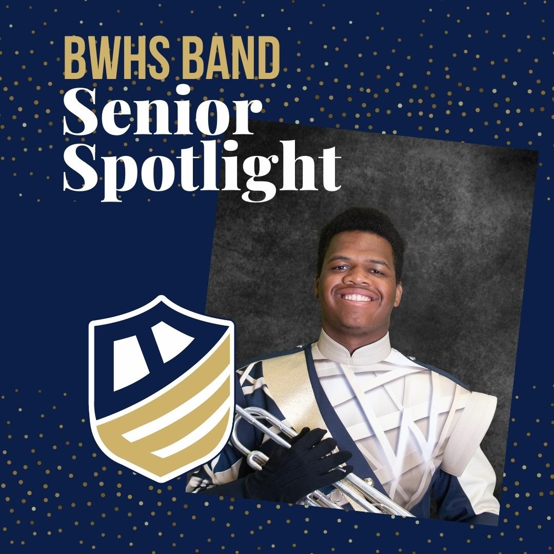 Today we want to celebrate graduating senior, Ken Wesley.  Ken has been a member of the marching band the past 4 years in the Trumpet and Baritone sections, as well as section leader the last 2 years.  After graduation, he plans to attend the Univers