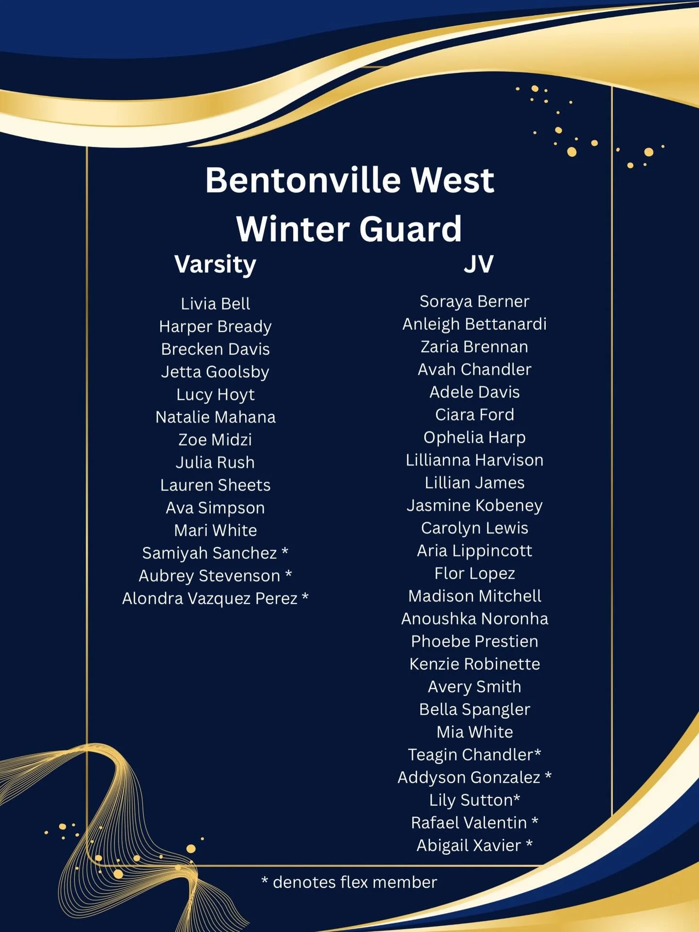 Congratulations to all who auditioned! A record number!! It&rsquo;s going to be an incredible season!