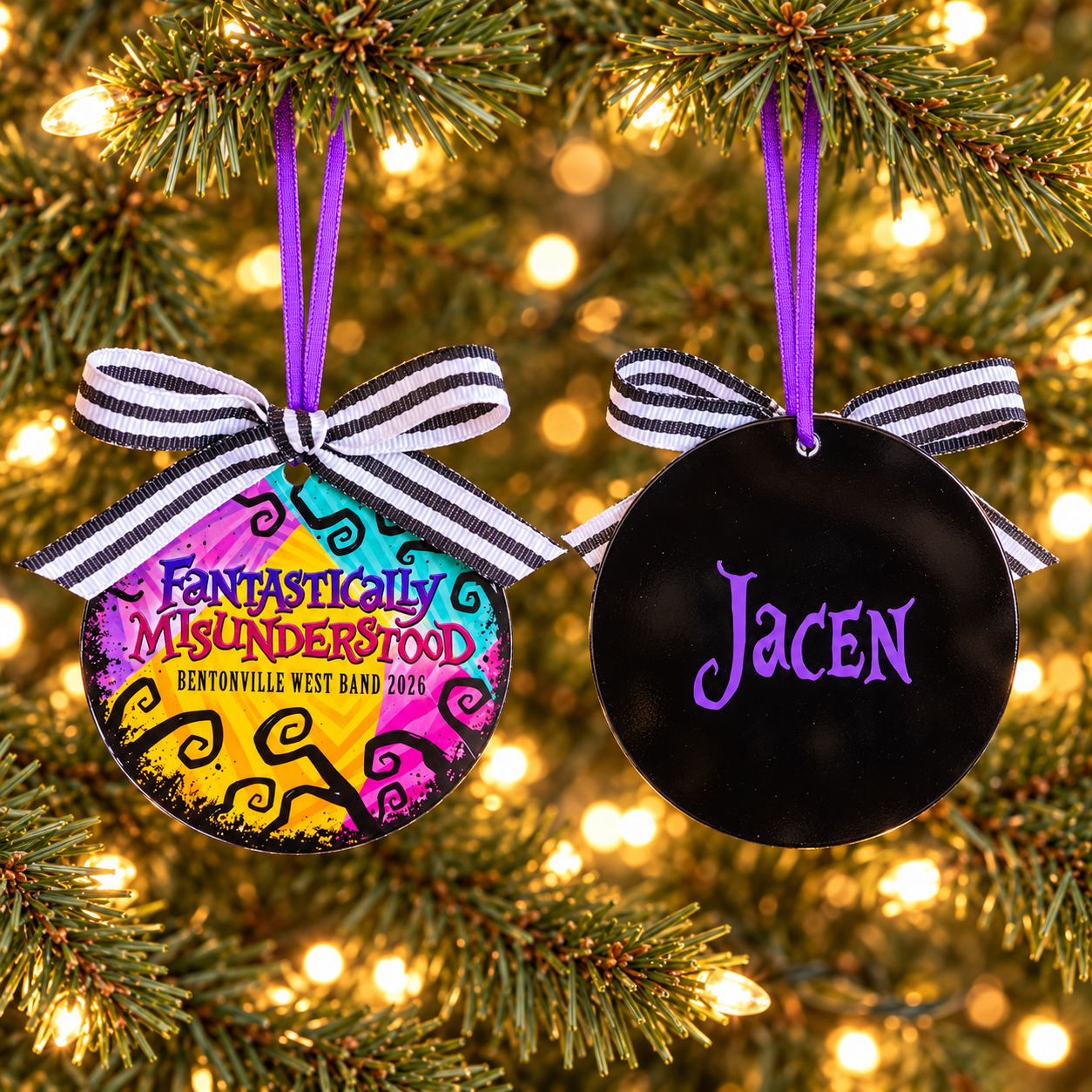 Front and back personalized band ornament.png