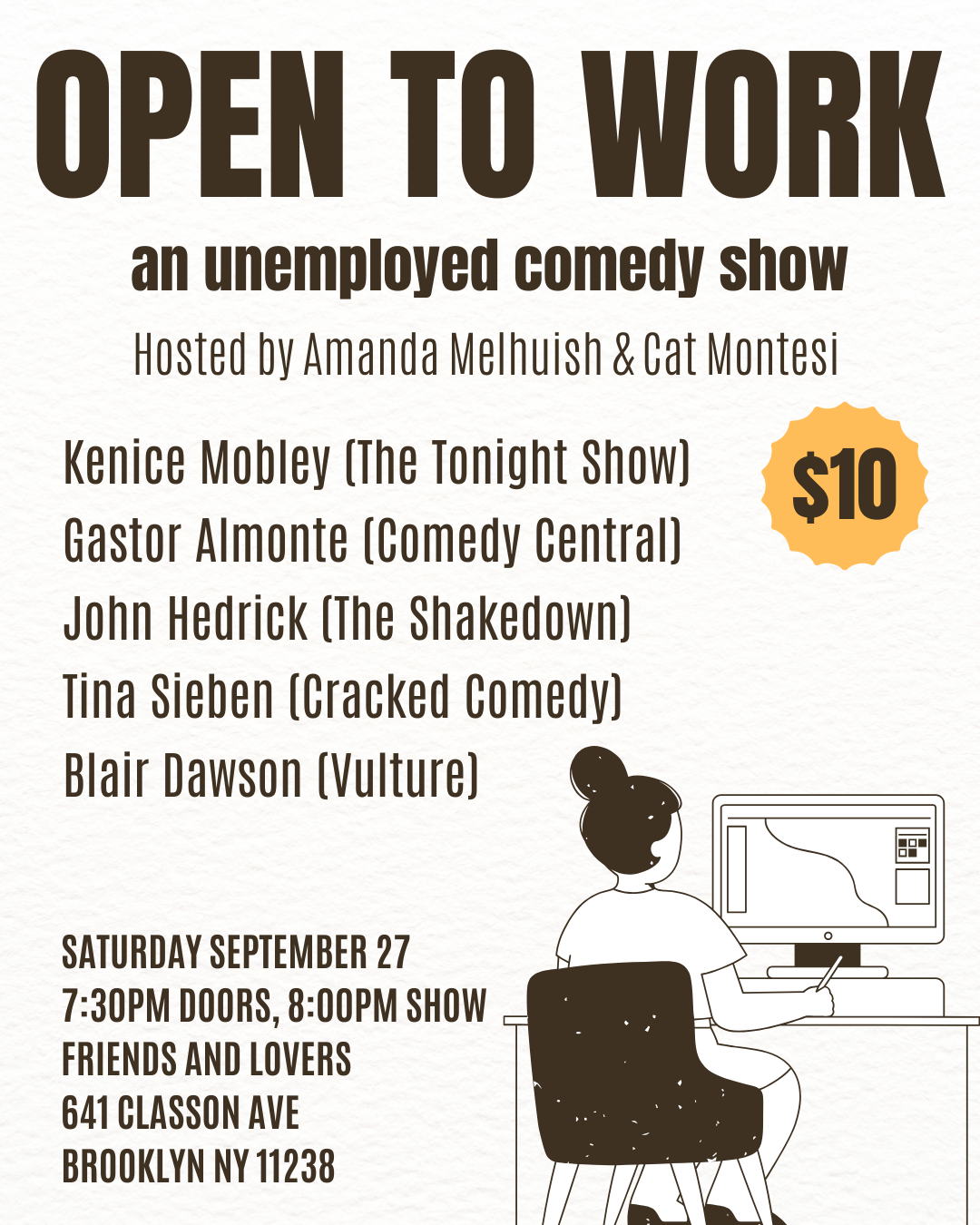 Open To Work: An Unemployed Comedy Show